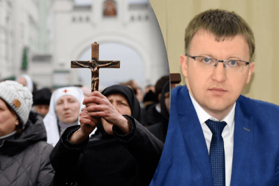 Смирнов рассказал, зачем верующие УПЦ МП блокируют входы в Киево-Печерскую лавру
