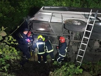 ДТП с автобусом в Ровенской области: в больницу попали 16 человек
