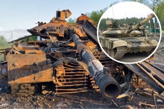 ТРО уничтожила на Харьковщине российский танк Т-90М, который расстрелял колонну с гражданскими
