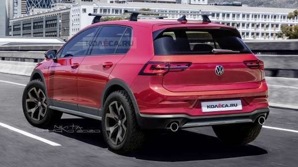 Новый VW Golf превратили во внедорожник. Фото
Новый VW Golf превратили во внедорожник. Фото