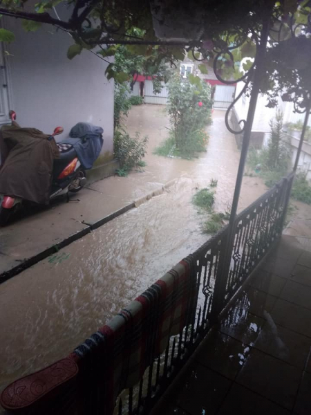 Вода по пояс и плавающие машины: дожди на Закарпатье превратили несколько сел в реки

