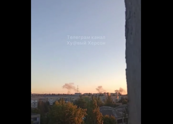 В Новой Каховке на Херсонщине прилеты по оккупантам РФ: ПВО врага не отбило атаку
