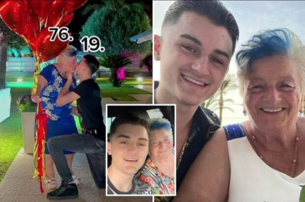 "Она молода сердцем": 19-летний парень сделал предложение своей 76-летней "любви" "Она молода сердцем": 19-летний парень сделал предложение своей 76-летней "любви"