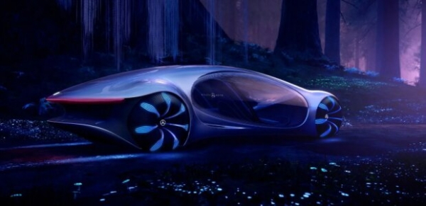 Mercedes представил автономный шоу-кар Vision Avtr &mdash; машина-рептилия