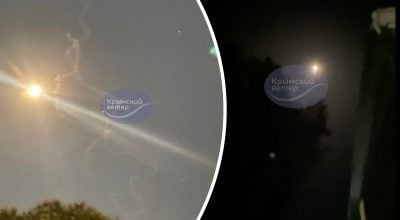 В Сети появились кадры атаки морским дроном танкера SIG в Керченском проливе
В Сети появились кадры атаки морским дроном танкера SIG в Керченском проливе