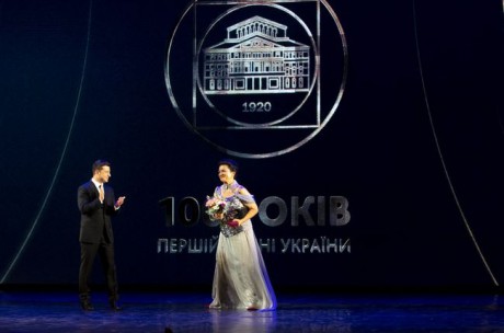 Президент поздравил театр имени Ивана Франко со 100-летием Президент поздравил театр имени Ивана Франко со 100-летием