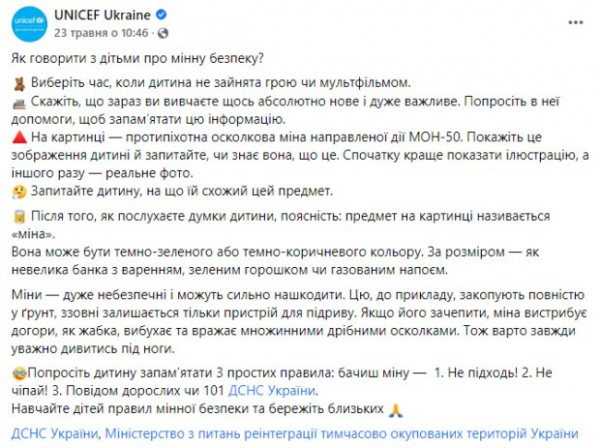 Как говорить с детьми о минной безопасности и уберечь от непоправимого: действенные советы для родителей Как говорить с детьми о минной безопасности и уберечь от непоправимого: действенные советы для родителей