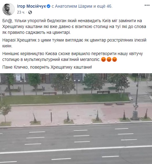 "Крещатик – как кладбище": в Сети возмущены новым озеленением Киева
"Крещатик – как кладбище": в Сети возмущены новым озеленением Киева