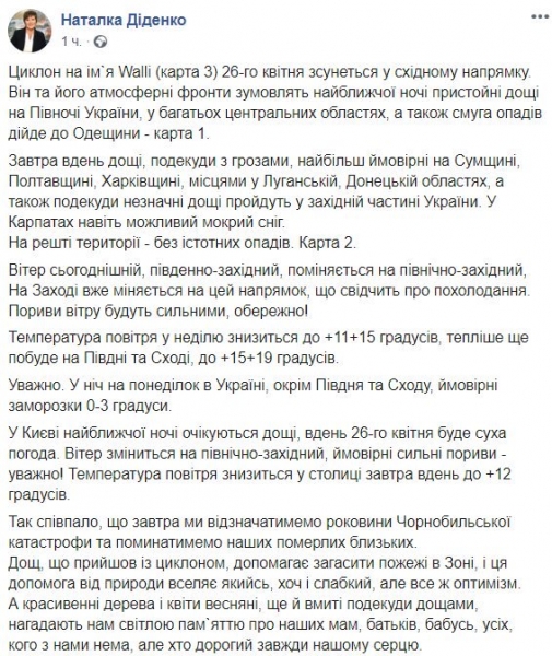 Погода на 26 апреля смилуется над украинцами - молитвы на дожди услышано Погода на 26 апреля смилуется над украинцами - молитвы на дожди услышано