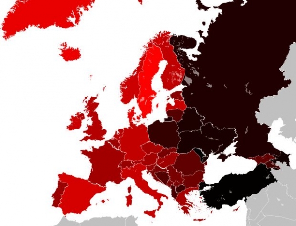В Украине самые молодые женихи и невесты – появилась карта брачного возраста в Европе В Украине самые молодые женихи и невесты – появилась карта брачного возраста в Европе