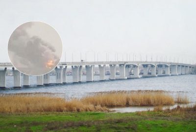 ВСУ уничтожили переправу россиян под Антоновским мостом, запуск которой анонсировал предатель Стремоусов
ВСУ уничтожили переправу россиян под Антоновским мостом, запуск которой анонсировал предатель Стремоусов