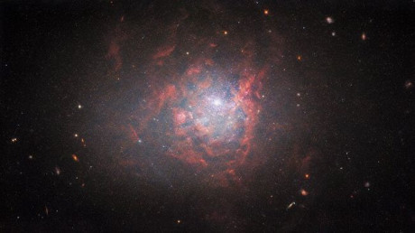 Hubble сфотографировал карликовую галактику в созвездии Живописец Hubble сфотографировал карликовую галактику в созвездии Живописец