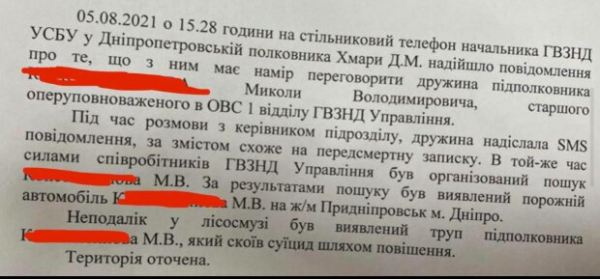 В Днепре подполковника СБУ нашли повешенным, тело осталось в лесополосе: Мосийчук предоставил документ