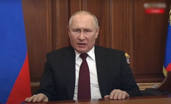 Владимир Путин признал "Л/ДНР" независимыми в обращении к россиянам Владимир Путин признал "Л/ДНР" независимыми в обращении к россиянам