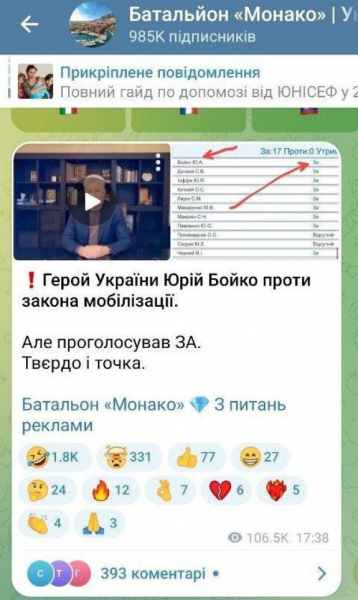 Это уже биполярка? Бойко и Тищенко решительно против мобилизации, но единогласно голосовали "за"