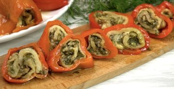 Перцы, фаршированные баклажанами на зиму: уникальная консервация, которая "улетучится" быстрее остальных