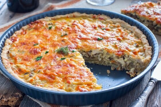 Французская вкуснятина: как приготовить киш-лорен с курицей и грибами Французская вкуснятина: как приготовить киш-лорен с курицей и грибами