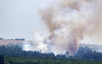 Масштабный пожар на Хортице: подозревают поджог

