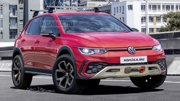 Новый VW Golf превратили во внедорожник. Фото
Новый VW Golf превратили во внедорожник. Фото