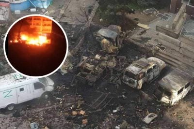 "Ночью в Энергодаре было горячо": возле гостиницы, где живут оккупанты, была уничтожена их техника

