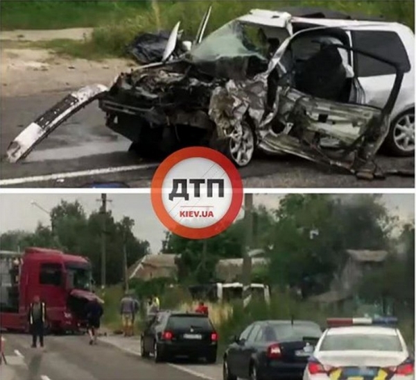 Под Броварами автобус с туристами столкнулся с грузовиком: водитель погиб, 9 пострадавших Под Броварами автобус с туристами столкнулся с грузовиком: водитель погиб, 9 пострадавших