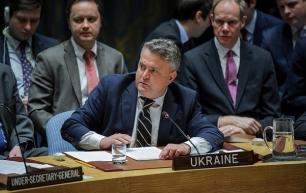 Украина в ООН призвала к жестким санкциям против России за "выборы" Украина в ООН призвала к жестким санкциям против России за "выборы"