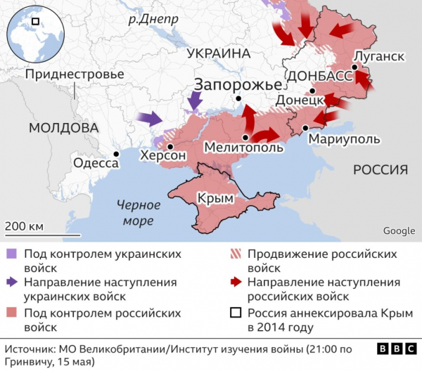 В Херсоне начинается гуманитарный кризис В Херсоне начинается гуманитарный кризис