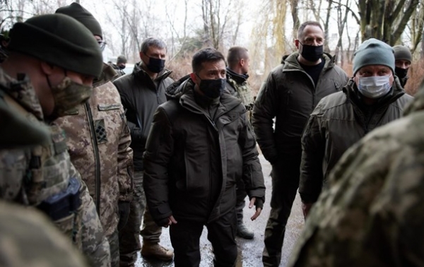 В ОП рассказали о визите Зеленского на передовую В ОП рассказали о визите Зеленского на передовую