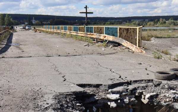 В освобожденной Казачьей Лопани обнаружена братская могила В освобожденной Казачьей Лопани обнаружена братская могила