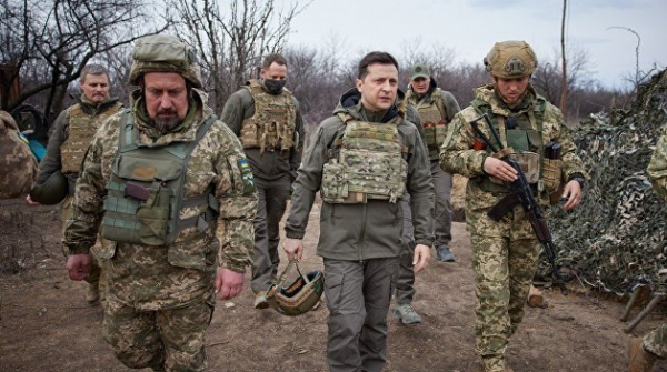 Зеленский посетил передовые позиции ВСУ в Донбассе